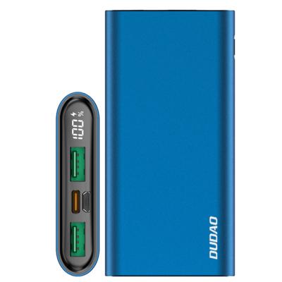 China LED Display Metal Made 1 Year Warranty CE RoHS Quick Charging Power Bank 10000mah QC 3.0 Custom Logo Dual USB Ports USB C PD Powerbank for sale