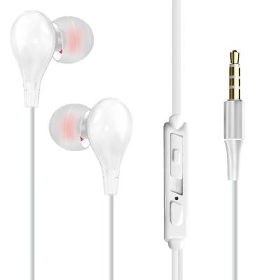 China In-Ear ISO9001 1.2M Factory Made In Ear Earphone With Cable Headphones Earphone By 3.5mm Cable Control Microphone for sale