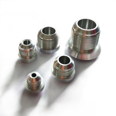 China Spare Parts AN4/AN6/AN8/AN8/AN10/AN12/AN16/AN20 Automotive Aluminum Female Joint Welded Oil Pipe Joint Oil Pipe Bung Screw for sale