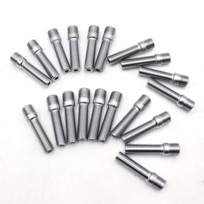 China 20Pcs/Set Steel 50MM 14x1.5/14x1.25/12x1.5/12x1.25 to 12x1.5 Wheel Stud Conversion Tall Lug Bolts to Studs for sale