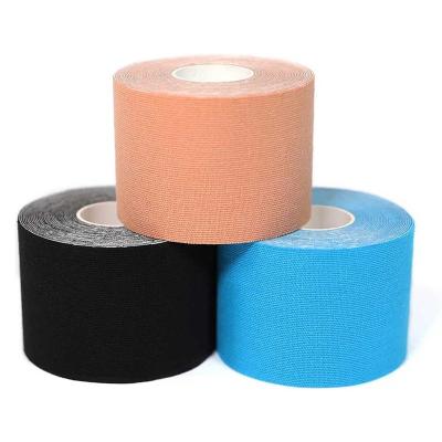 China Wholesale Breathable Waterproof Cotton Elastic Sports Tape Muscle Treatment Knee Muscle Treatment Tape Elastic Muscle Care for sale