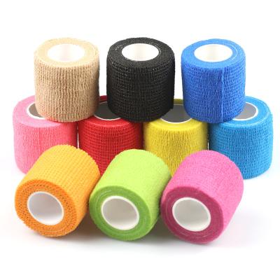 China Aranea Breathable Custom Sports Nonwoven Elastic Cohesive Bandage Wraps 5cm*4.5m for sale