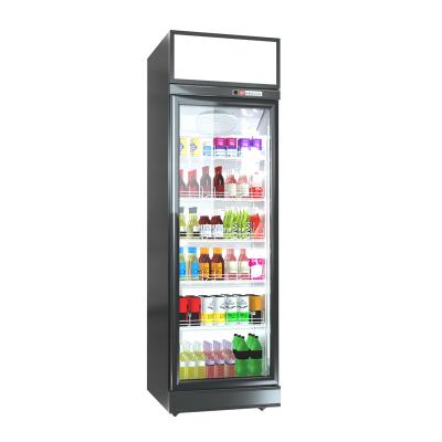 China Chiller Single-temperature Glass Door Fridge Refrigerator for sale