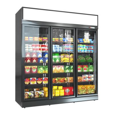 China Single-temperature supermarket display freezers and refrigerators for sale