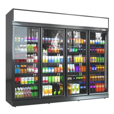 China CUSTOMIZED Commercial Display Fridge Beverage Chiller Refrigerator For Supermarket for sale