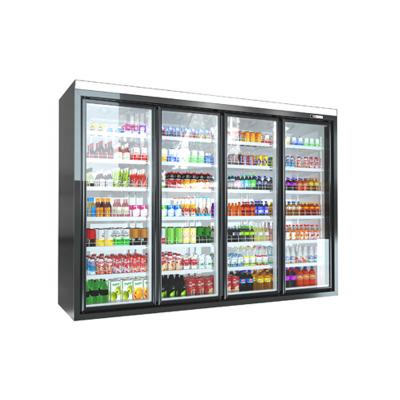 China Single-Temperature Commercial Upright Fridge Refrigerator For Supermarket Without Built In Unit for sale