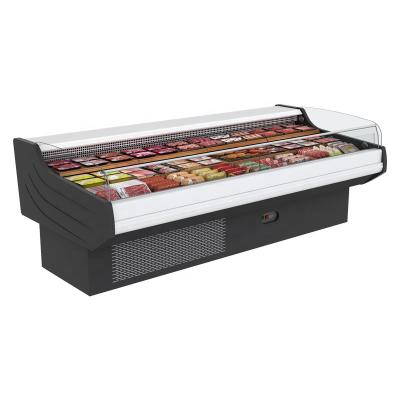 China Single-temperature display fridge fresh meat display fridge commercial counter refrigeration for sale