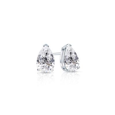 China Fashion TREND Jewelry 925 Sterling Silver Pear Cut DEF Color Moissanite Stones Stud Earrings for sale