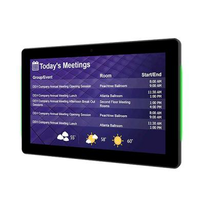 China 10.1 Inch Touch Screen Panel Android POE Tablet Wall Mount Meeting Room Soft Booking Display for sale