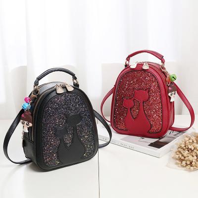 China 2022 New Korean Water Proof Women's Bag Soft Face Shaping Mini Backpack Fashion Printing Bag for sale