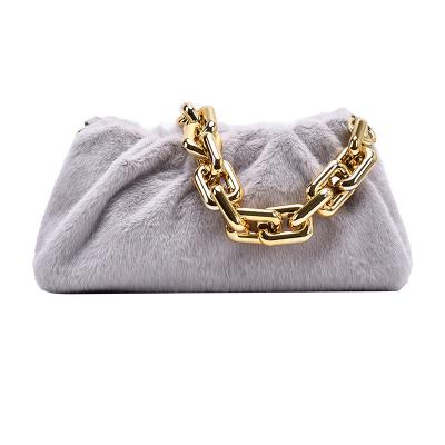 China The other chain shoulder bag Maomao cloud chain bag 2022 new female thick red network thick armpit simple star with the same fashion trend for sale