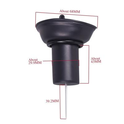 China Diameter 29.9MM Carburetor Vacuum Diaphragm Rubber Plunger Assembly For S.M. 4 Cylinder CB750 Motorcycle for sale