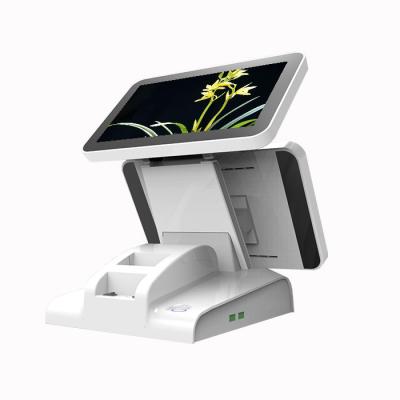 China 12 Inch Dual Screen Android Pos Machine Pos System Android SDK With Software Freely Supplied for sale