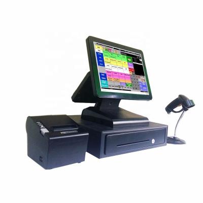 China 15.6 Inch Android System Restaurant Retail Hospital Single Screen POS All In One PC Kiosk Touch Screen POS VGA POS USB Port for sale