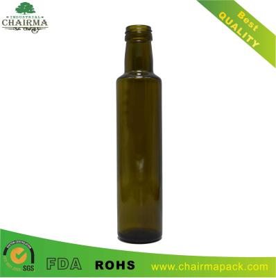 China 250ml Olive Glass bottle for sale