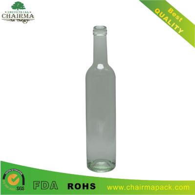 China 500ml Transparent Glass Bottle for Wine for sale