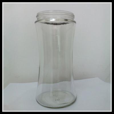 China 1000ML Round Glass Jar in Storage Bottle for sale