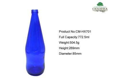 China 450ML blue round bottle for Gin for sale