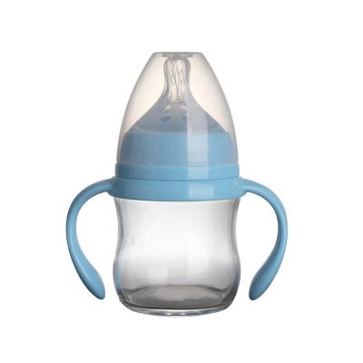 China BPA Free Manufacturers Supply Baby Feeding Glass Bottle Graduated Bottle Nice Shape Baby Milk Bottle for sale