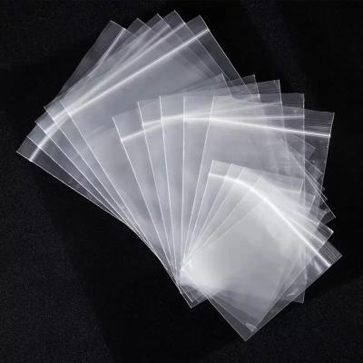 China Gift & 100Pcslot Poly Craft Plastic Ziplock Bags 10 Silk Storage Baggies Mil Poly Zipper Bags Resealable Plastic Baggies Suitable For Jewelry Candy C for sale