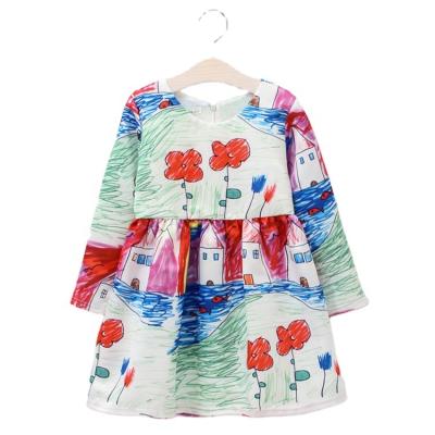 China Satin Kids Wholesale Clothes Children Fashion Outfits Kids Clothes Dresses for sale