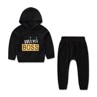 China Boys Casual Customized Sweatsuit 2 Piece Sets For Boys Kids for sale