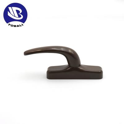 China Easy to install.Good looking Custom Window Door Accessories Steel Metal Window Handle Casement Grip Pull Aluminum Window Casement Handle for sale