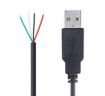 China MP3/MP4 player usb one male to open, open end usb cable, open usb cable for sale