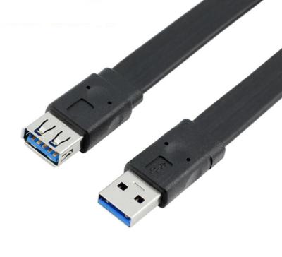 China COMPUTER 3Ft. (3 Feet) 1m USB 3.0 Extension Cable USB 2.0 Male to Female Sync Supplement Data Flat Cable for sale