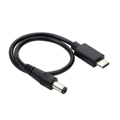 China For Mobile Phone Type C To DC 5.5 2.5 2.1 Adapter Cable Usb C Male Billing Notebook Charger Power Cable for sale