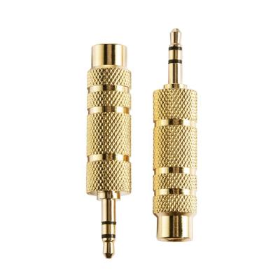 China audio & Video Gold Plated 3.5mm to 6.35mm (1/4 inch) Male to Female Stereo Adapter for sale