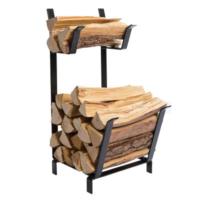 China High Quality Firewood Rack Heavy Duty Log Holder Rack For Outdoor Indoor Fireplace Fi21080602 for sale