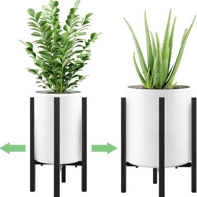 China Indoor Metal Flower Pot Plant Rack Plant Rack Mid Century Decor Home Display Adjustable Modern Home Rack Rack for sale