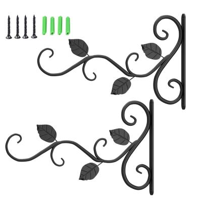 China Minimalist Metal Hanging Hook Plants Brackets, Durable Wall Mount Bracket Plant Hanger Hook For Plants Flower Hanging Basket for sale