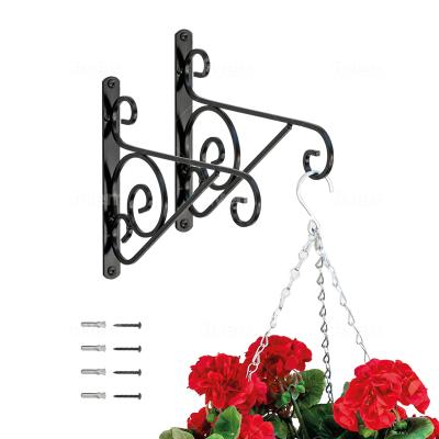 China High Quality Plants Bracket 10in Wall Planter Hooks Bird Feeder Wind Chime Wind Chime Lanterns Hanger Br21072002 for sale