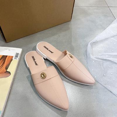 China Deodorization Summer Fashion Shoes PVC Sandals Women Ladies Flat Shoes Slides Slippers For Women Women Ladies Shoes for sale