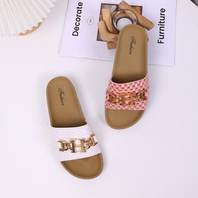 China Deodorization slippers for women Cork Sole Sandals 2020 flat slippers women's shoes and ladies sandals for women for sale