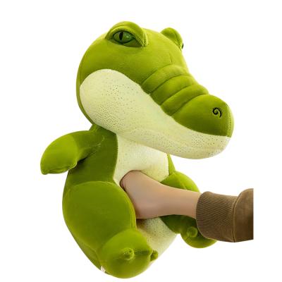 China New Cartoon Crocodile Toys Eco-friendly Plush Toys Green Stuffed Crocodile Pillow Doll Customization Naughty Crocodile Figure for sale