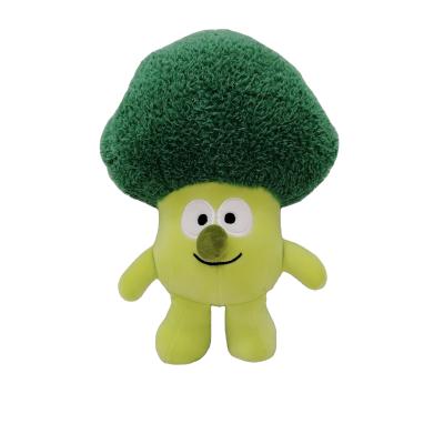 China Custom Vegetable Cotton Toy Broccoli Plush Toy Dolls From Plush Factory Manufacturers Sound PP Dolls for sale