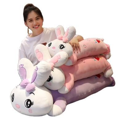 China Wholesale high quality soft animal plush toy rabbit plush toy factory decorative plush toy pillows for sale