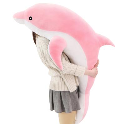 China Home/Travel/Present/Super Cute Dolphin Decorated/Valentines Dolphin Plush Toy Doll Sleeping Long Soft Pillow Comfortable and Kawaii for sale