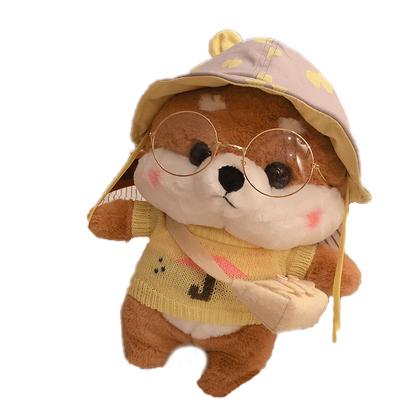 China 2021 Popular Shiba Inu Animal Plush Toy Anime Kawaii Plush Dog Simple Hoting Soft Toy Pillow Gifts For Boys Girls for sale