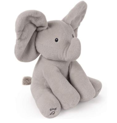 China Plush Sofe Stuffed Plush Toy The Elephant Stuffed Animal Plush Toy Baby Elephant Kawaii Animated Gray 40CM for sale