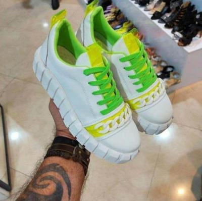 China Fashion trend shoes manufacturer provide women's lace sneakers customization cheap price high quality for sale