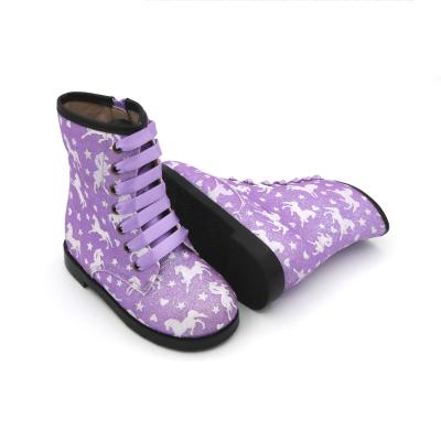 China 2022 New Trending Hot Sale Thermal Waterproof Toddlers Raining Boots Unicorn Printing Custom Kids Glitter Custom Boots For Girls for sale