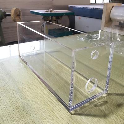 China Automatic Machinery Laser Cutting Acrylic Box Hot Bending Acrylic Fabricated Acrylic Display Stand for sale