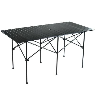 China Wholesale APT009 Modern Easily Installed Outdoor Camping Portable Picnic Barbecue Garden Aluminum Folding Tables for sale