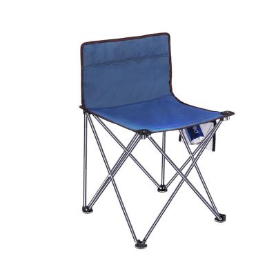 China Hot Sale APC001-340 Steel Frame Foldable Lightweight Armrest Outdoor Camping Chair for sale