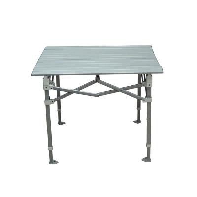 China APT003 Modern Hot Sale Modern Portable Folding Ultralight Aluminum Outdoor Camping Square Lift Table for sale