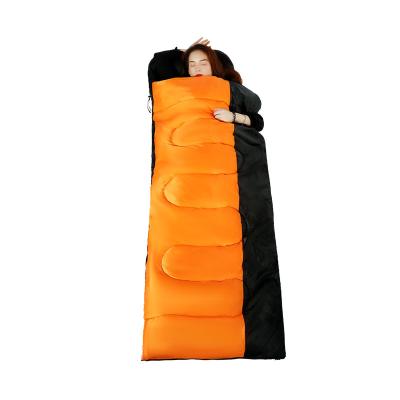 China APD003 Wholesale Custom Outdoor Camping Envelope Type Travel Winter Cold Weather Heat Envelope Splicing Single Sleeping Bag for sale